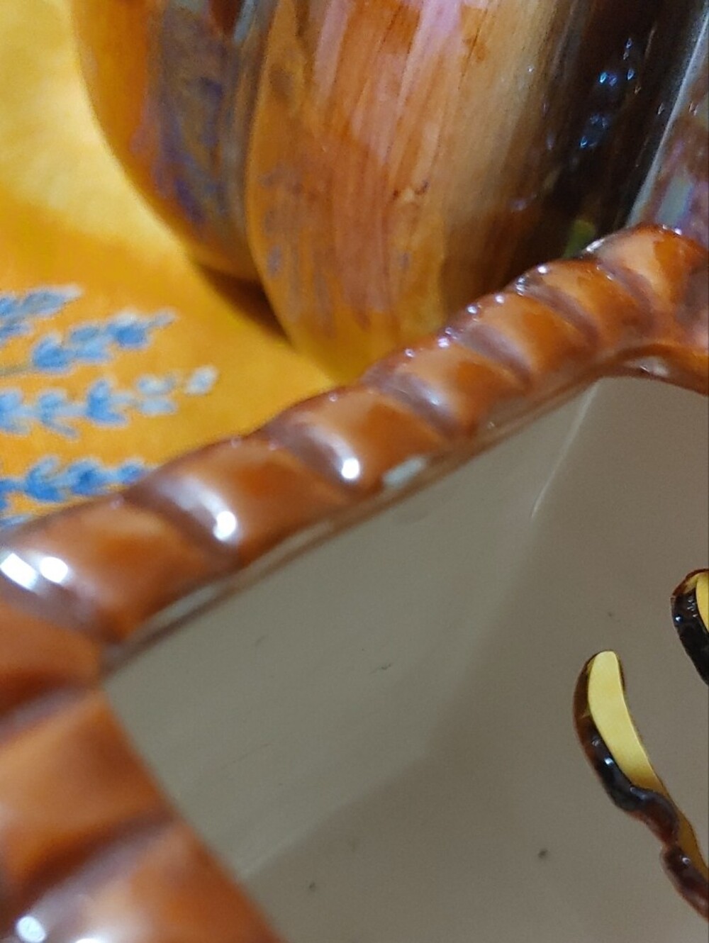 Ceramic Autumn Pumpkin Décor Set - Rust/Brown - Picture 4 of 9